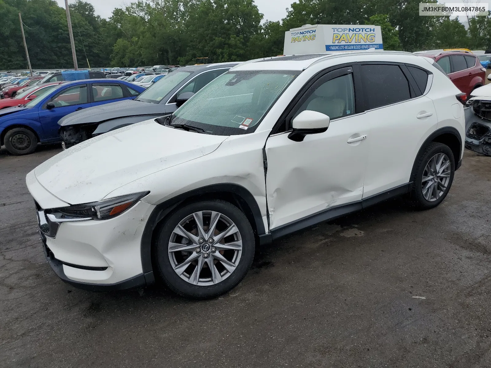 2020 Mazda Cx-5 Grand Touring VIN: JM3KFBDM3L0847865 Lot: 63990514