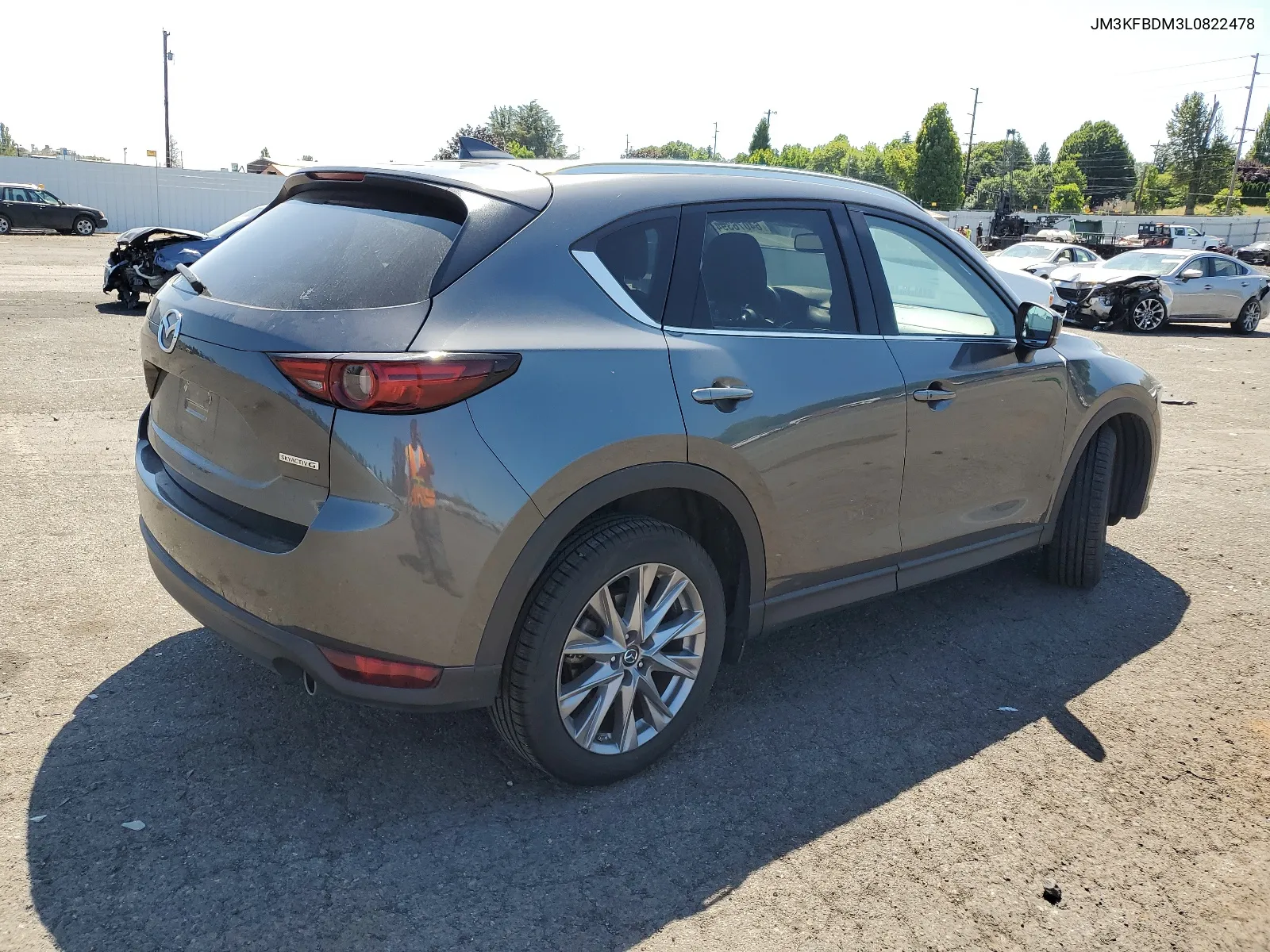 2020 Mazda Cx-5 Grand Touring VIN: JM3KFBDM3L0822478 Lot: 64076394