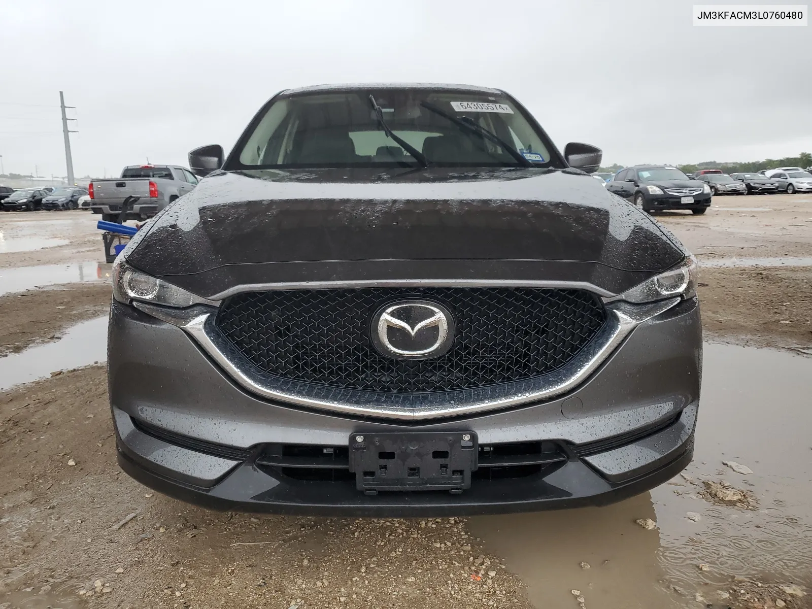 2020 Mazda Cx-5 Touring VIN: JM3KFACM3L0760480 Lot: 64305574