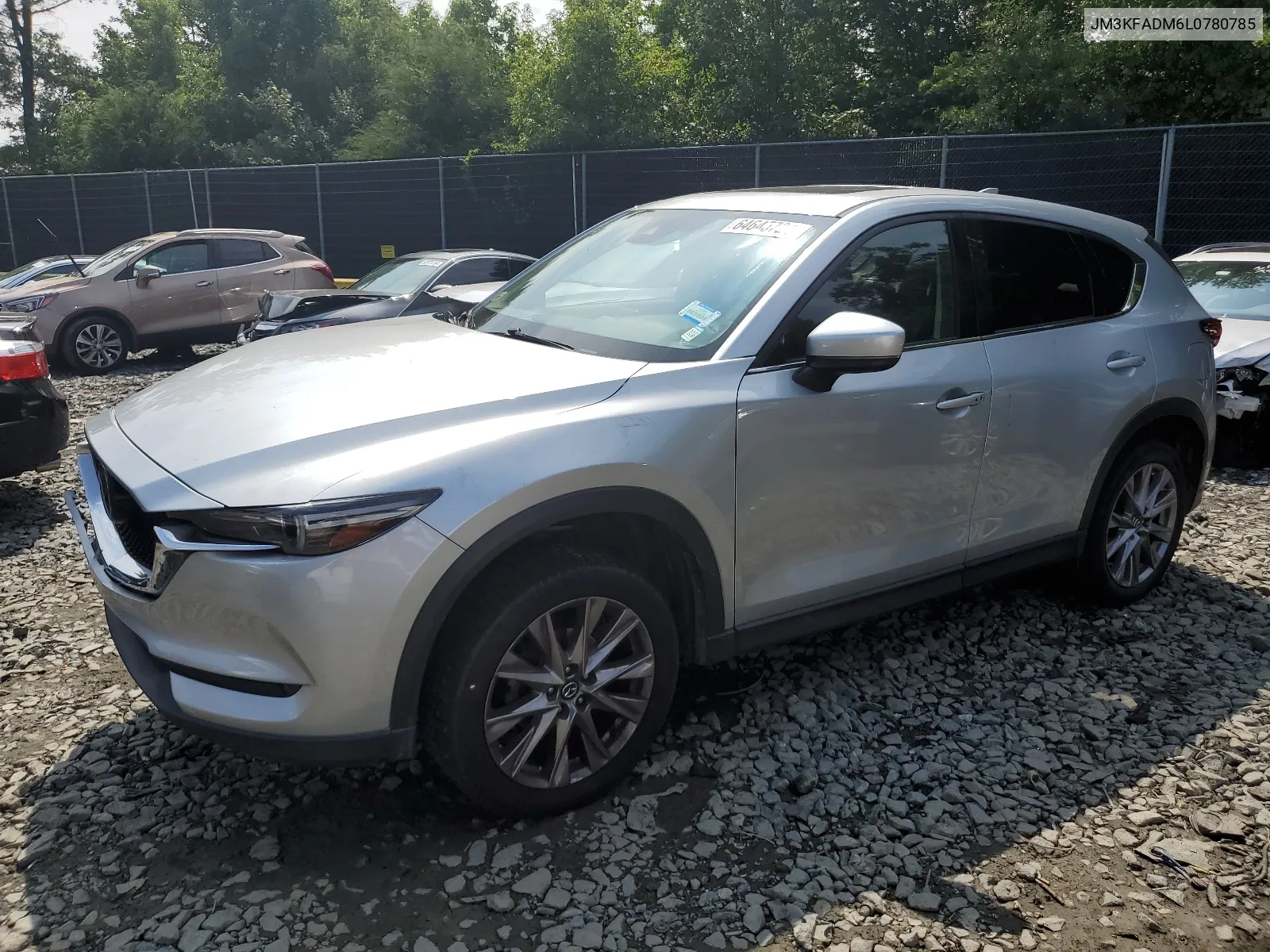 2020 Mazda Cx-5 Grand Touring VIN: JM3KFADM6L0780785 Lot: 64645734