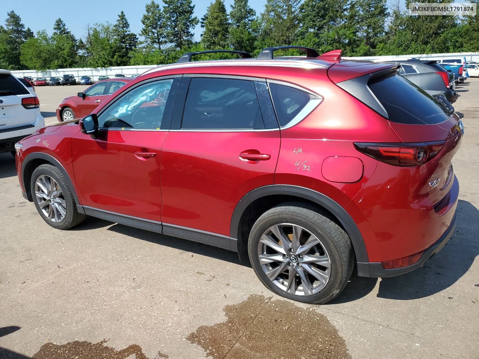 2020 Mazda Cx-5 Grand Touring VIN: JM3KFBDM5L1791874 Lot: 64965554