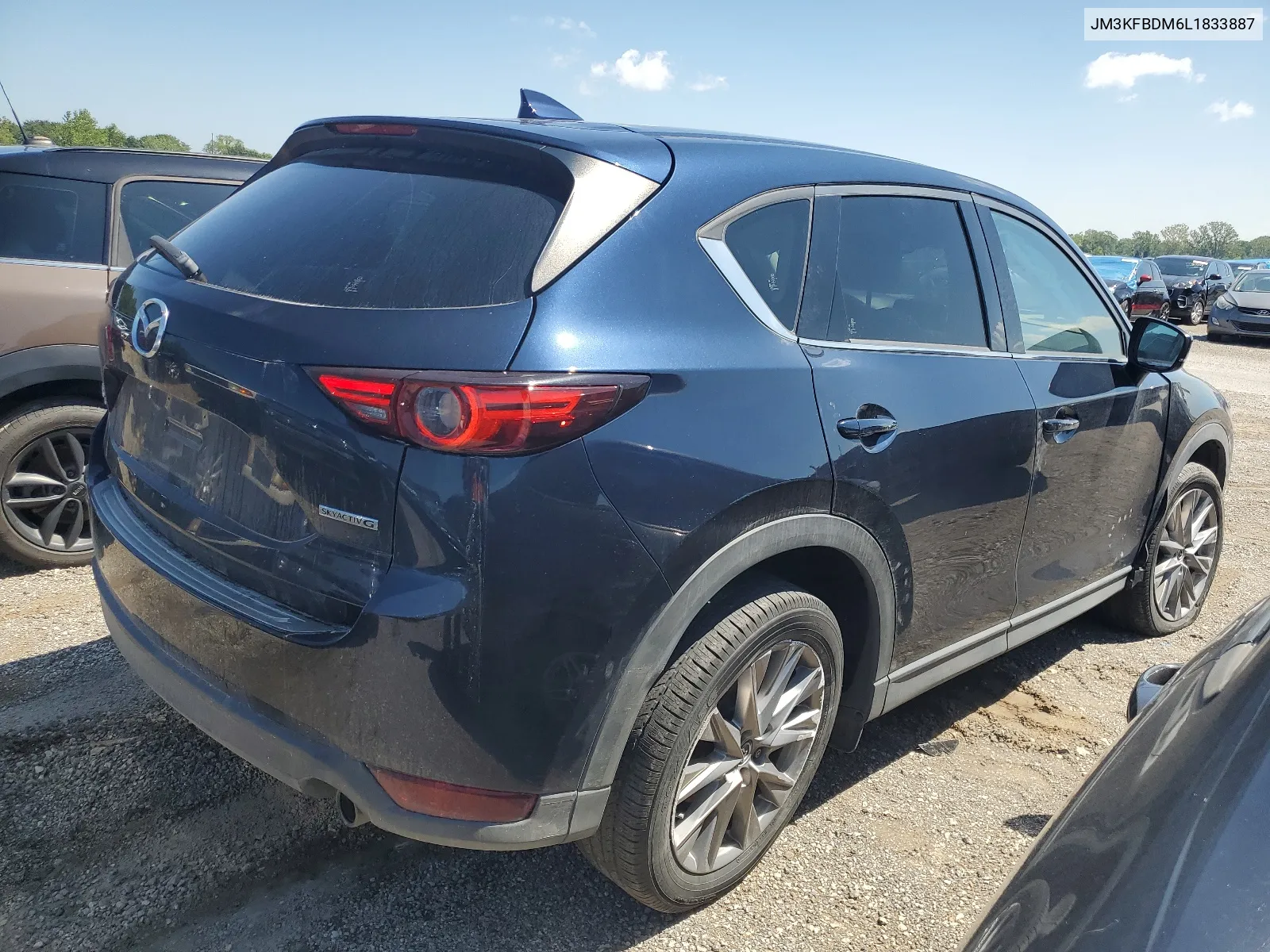 2020 Mazda Cx-5 Grand Touring VIN: JM3KFBDM6L1833887 Lot: 65389544