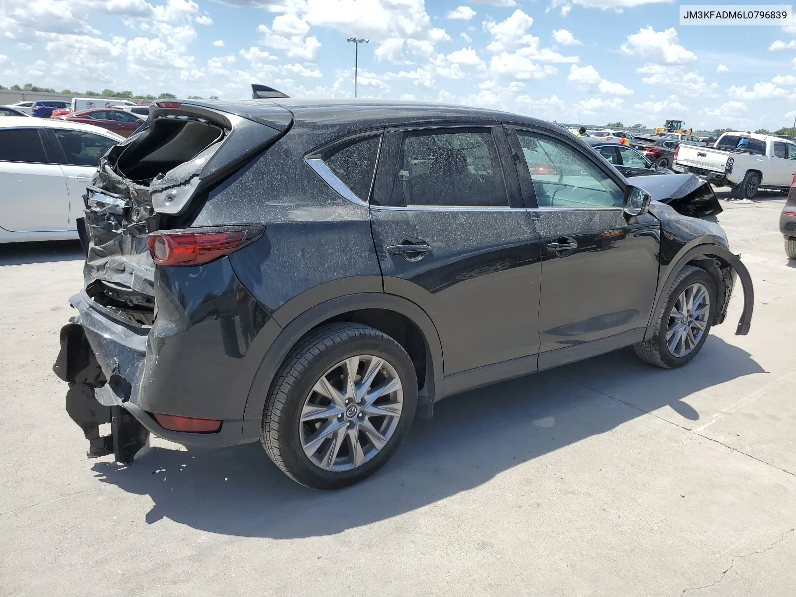 2020 Mazda Cx-5 Grand Touring VIN: JM3KFADM6L0796839 Lot: 66927884