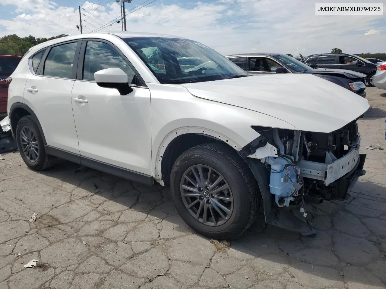 2020 Mazda Cx-5 Sport VIN: JM3KFABMXL0794725 Lot: 70400864