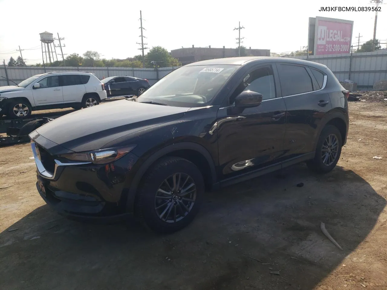 2020 Mazda Cx-5 Touring VIN: JM3KFBCM9L0839562 Lot: 70985714