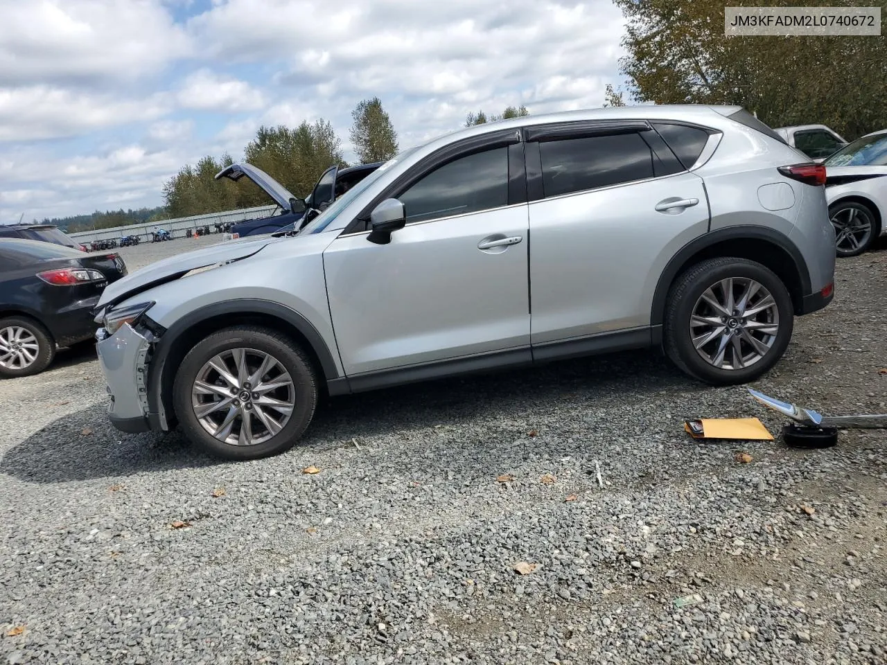 2020 Mazda Cx-5 Grand Touring VIN: JM3KFADM2L0740672 Lot: 71610934