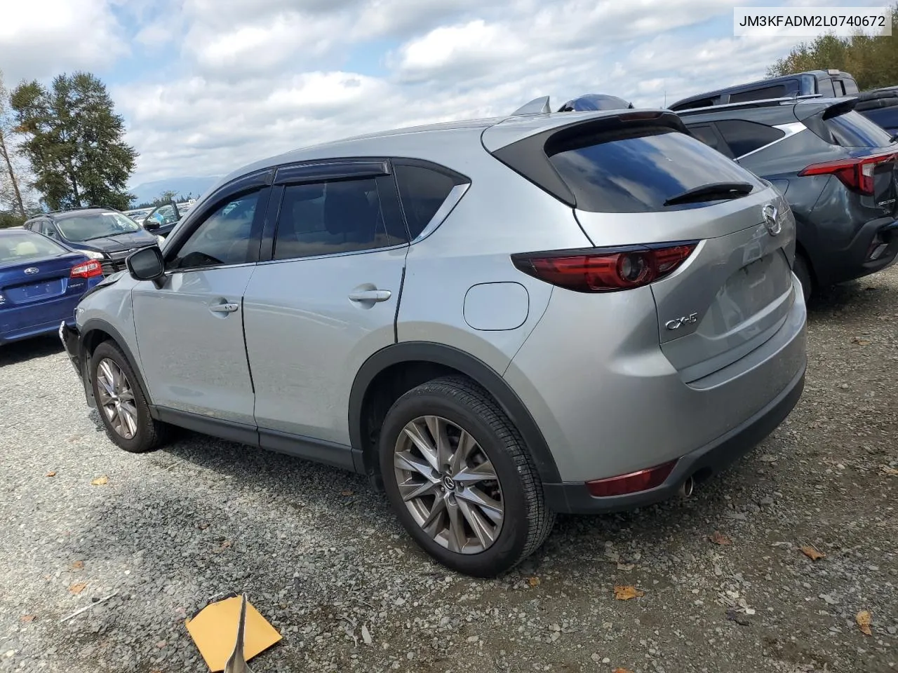 2020 Mazda Cx-5 Grand Touring VIN: JM3KFADM2L0740672 Lot: 71610934