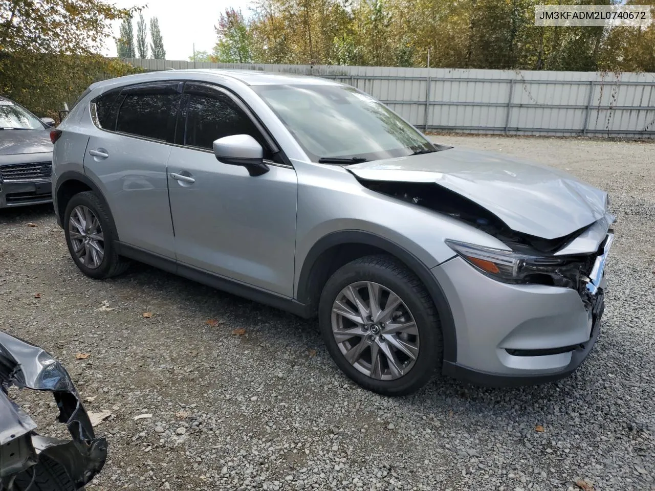 2020 Mazda Cx-5 Grand Touring VIN: JM3KFADM2L0740672 Lot: 71610934