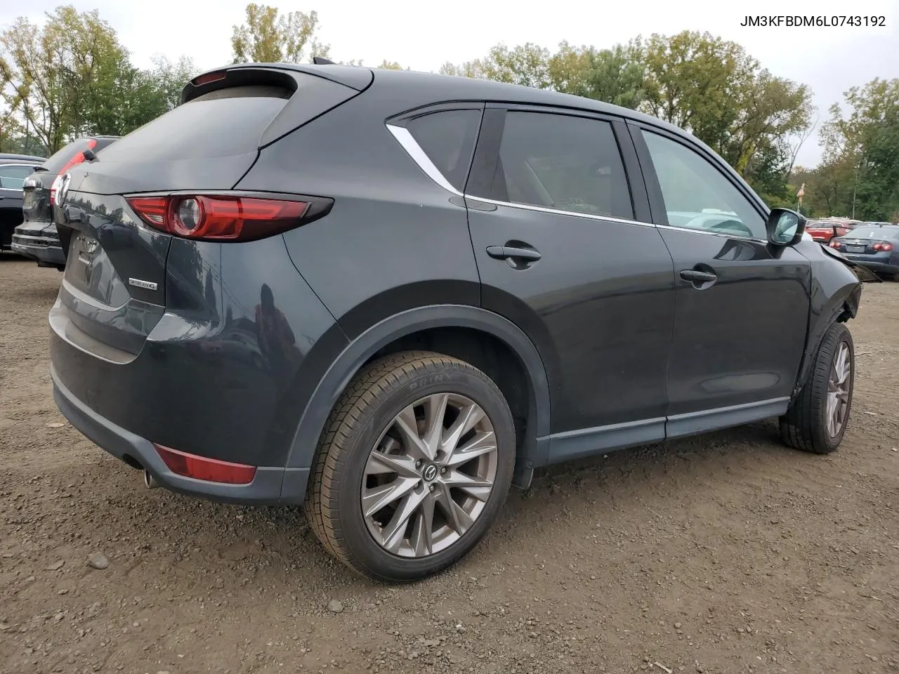 2020 Mazda Cx-5 Grand Touring VIN: JM3KFBDM6L0743192 Lot: 71756324