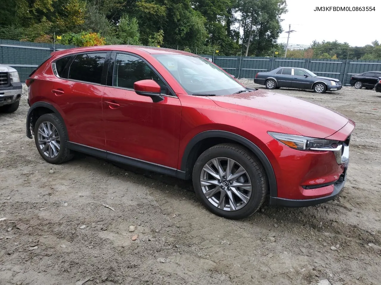 2020 Mazda Cx-5 Grand Touring VIN: JM3KFBDM0L0863554 Lot: 71951384