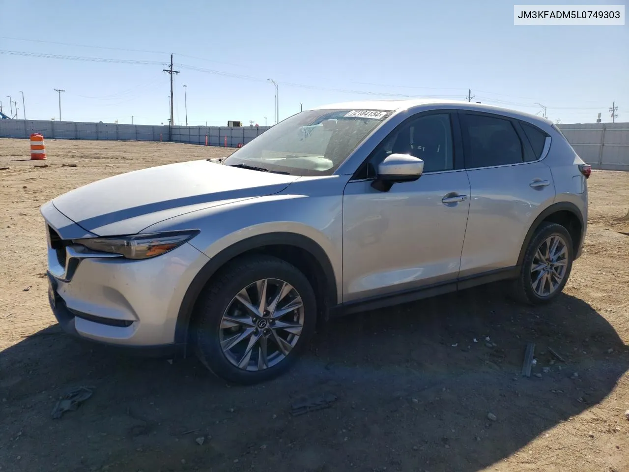 2020 Mazda Cx-5 Grand Touring VIN: JM3KFADM5L0749303 Lot: 72184154