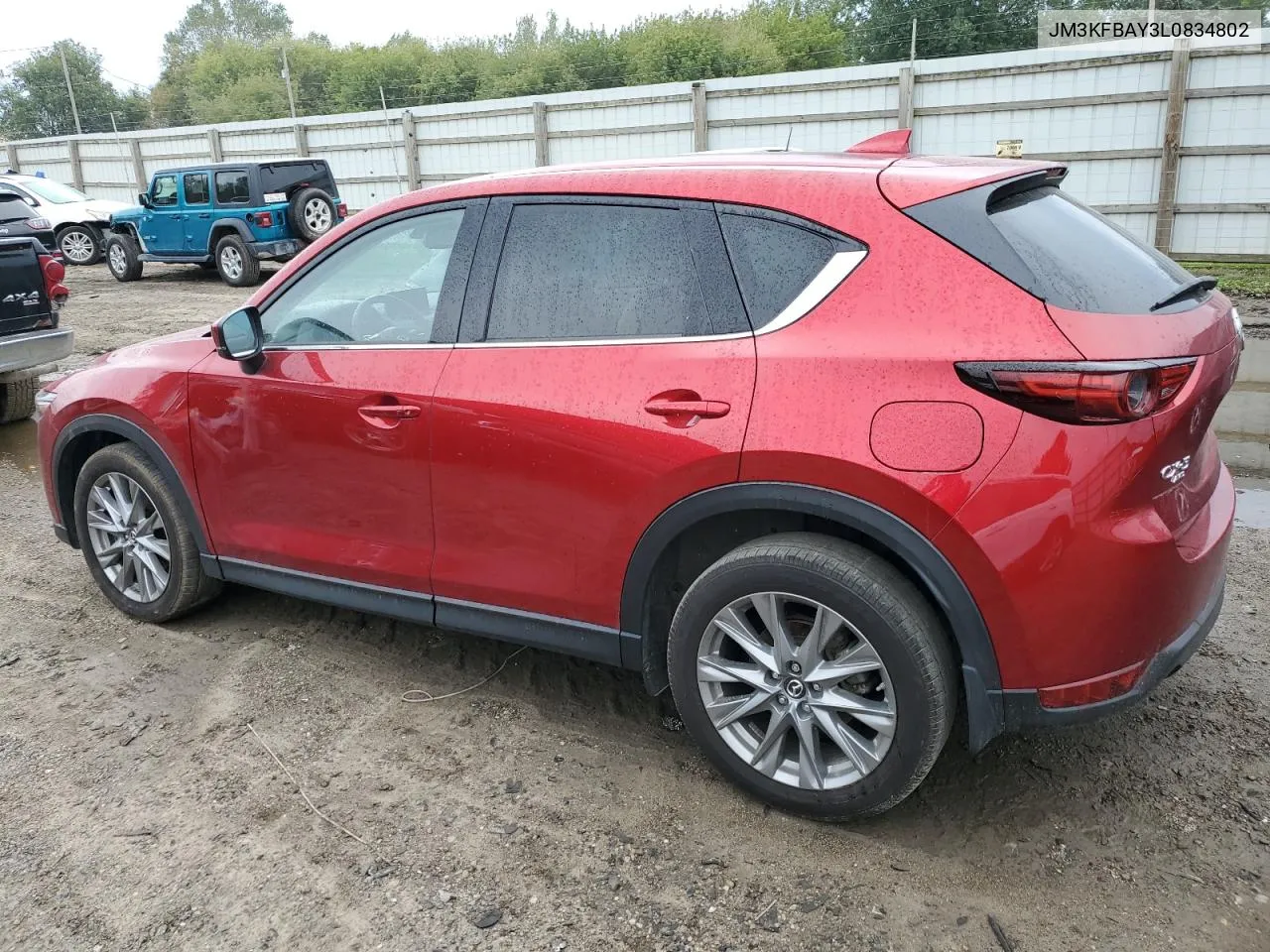 2020 Mazda Cx-5 Grand Touring Reserve VIN: JM3KFBAY3L0834802 Lot: 72351904