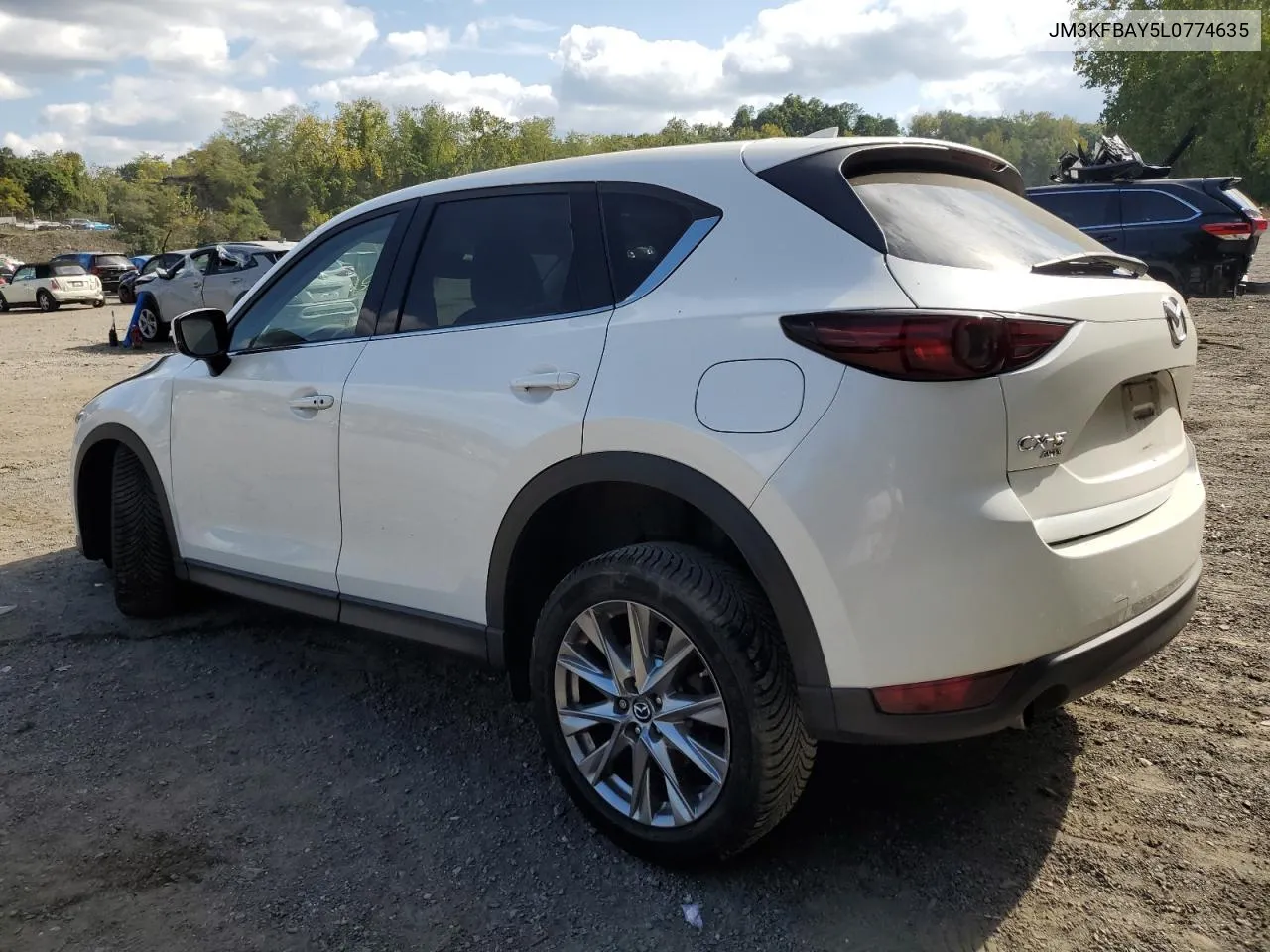 2020 Mazda Cx-5 Grand Touring Reserve VIN: JM3KFBAY5L0774635 Lot: 72370294