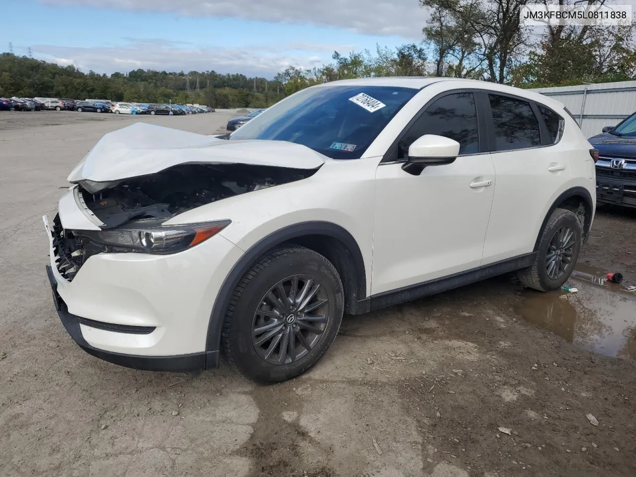 2020 Mazda Cx-5 Touring VIN: JM3KFBCM5L0811838 Lot: 72768404