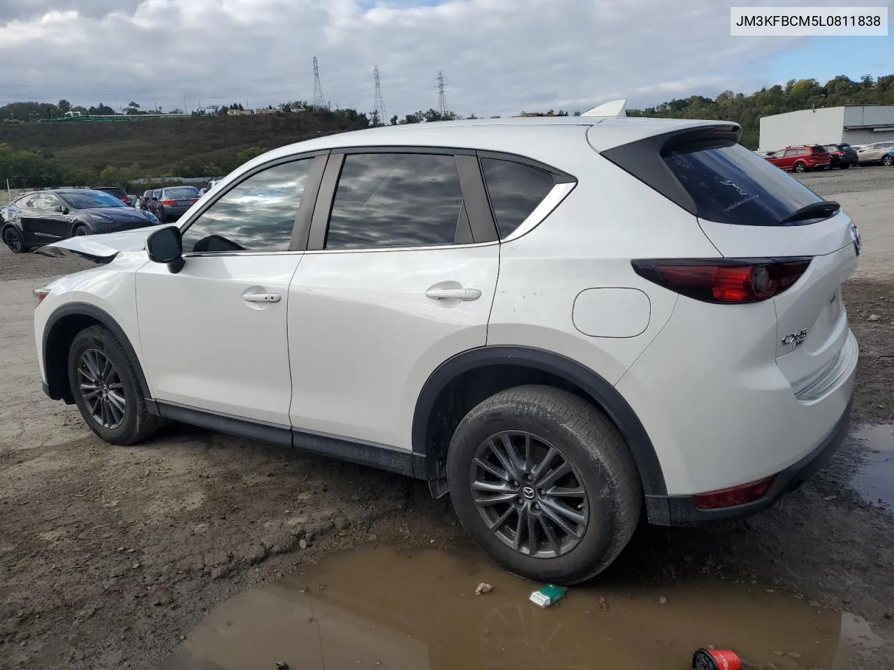 2020 Mazda Cx-5 Touring VIN: JM3KFBCM5L0811838 Lot: 72768404