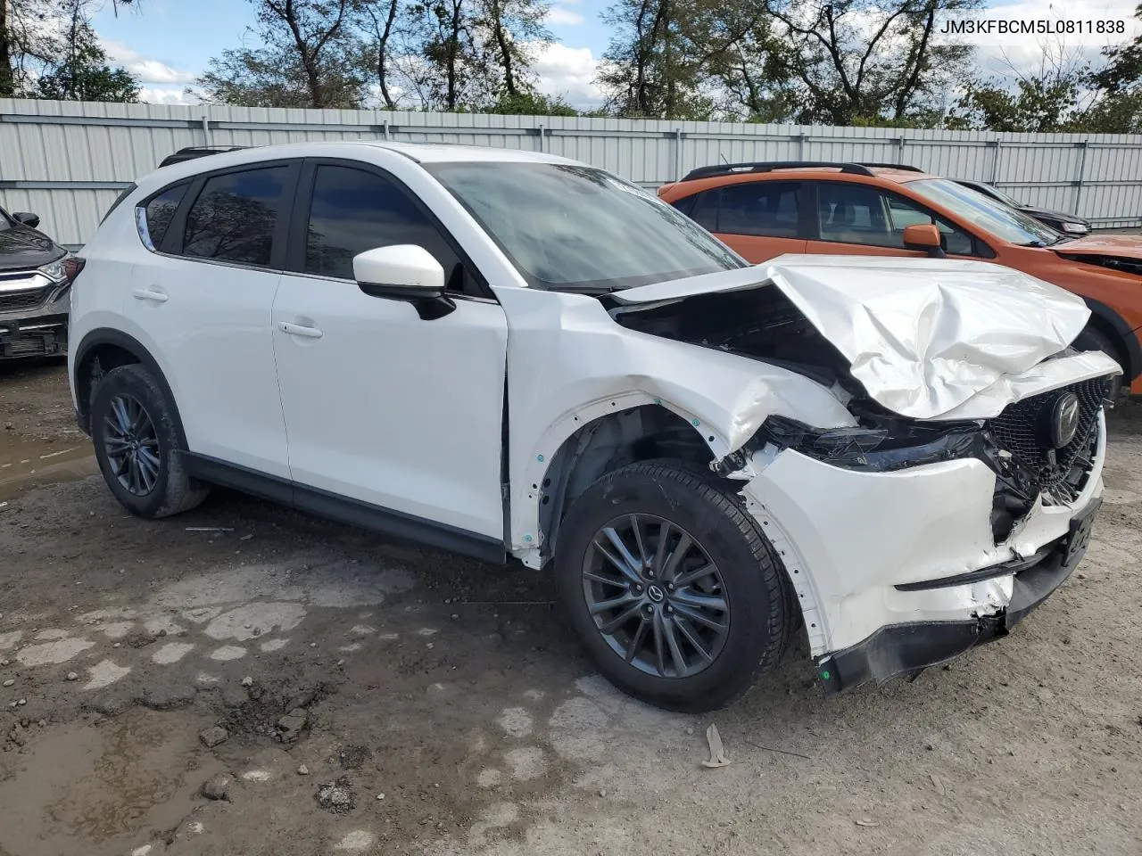 2020 Mazda Cx-5 Touring VIN: JM3KFBCM5L0811838 Lot: 72768404