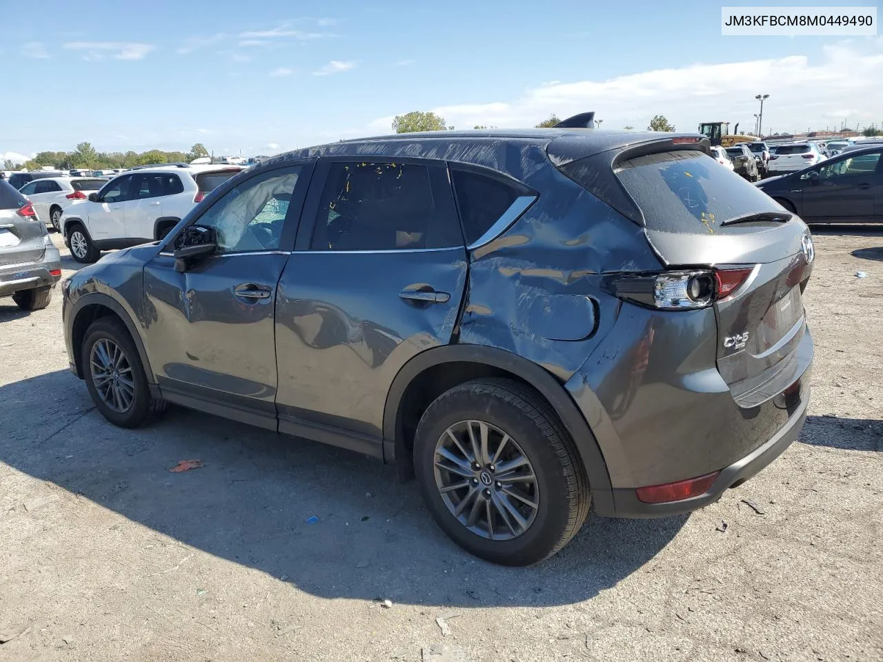 2020 Mazda Cx-5 Touring VIN: JM3KFBCM8M0449490 Lot: 73055984