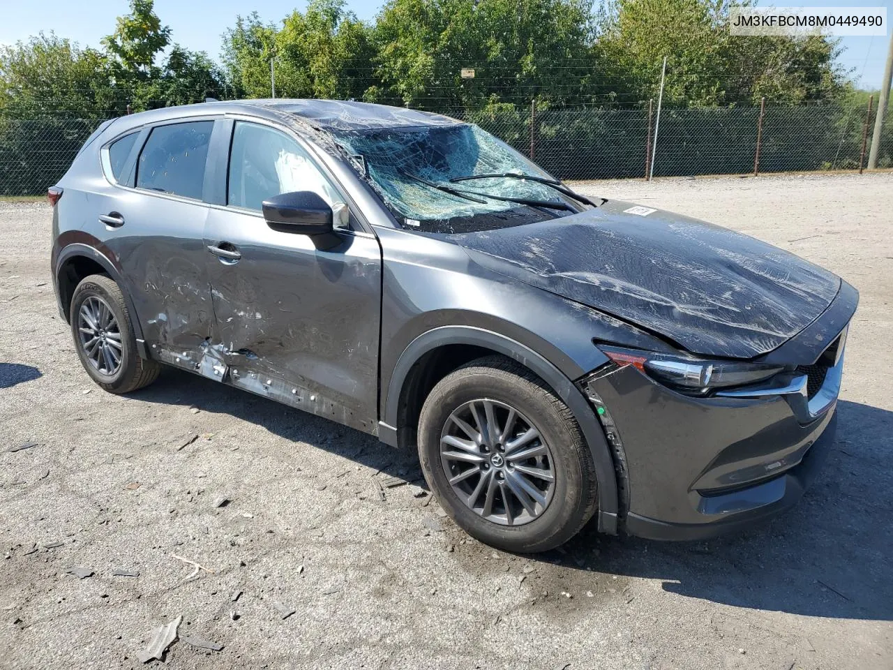 2020 Mazda Cx-5 Touring VIN: JM3KFBCM8M0449490 Lot: 73055984