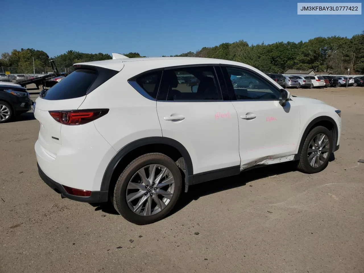 2020 Mazda Cx-5 Grand Touring Reserve VIN: JM3KFBAY3L0777422 Lot: 73550854