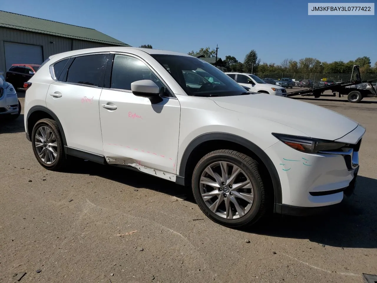 2020 Mazda Cx-5 Grand Touring Reserve VIN: JM3KFBAY3L0777422 Lot: 73550854