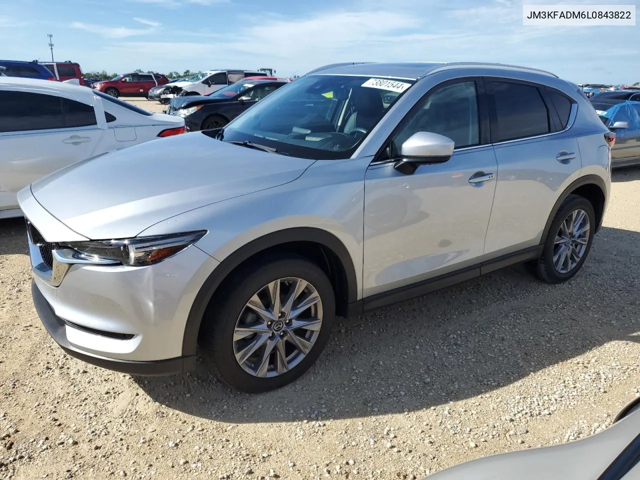 2020 Mazda Cx-5 Grand Touring VIN: JM3KFADM6L0843822 Lot: 73801544