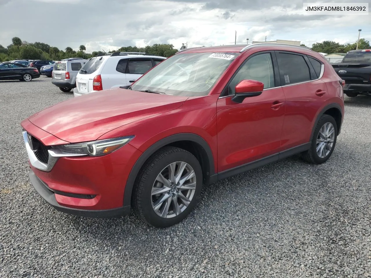 2020 Mazda Cx-5 Grand Touring VIN: JM3KFADM8L1846392 Lot: 73855764