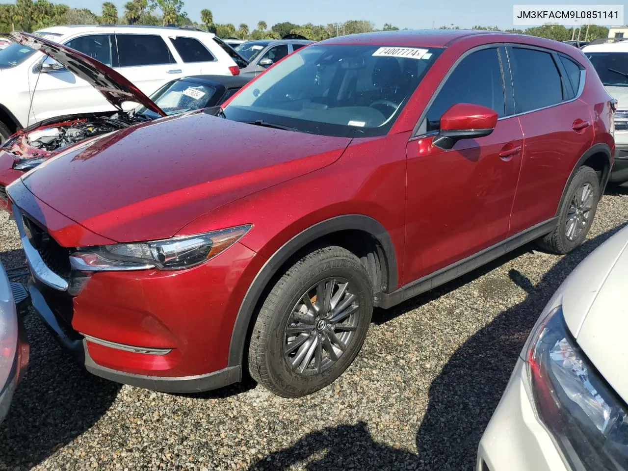 2020 Mazda Cx-5 Touring VIN: JM3KFACM9L0851141 Lot: 74007774