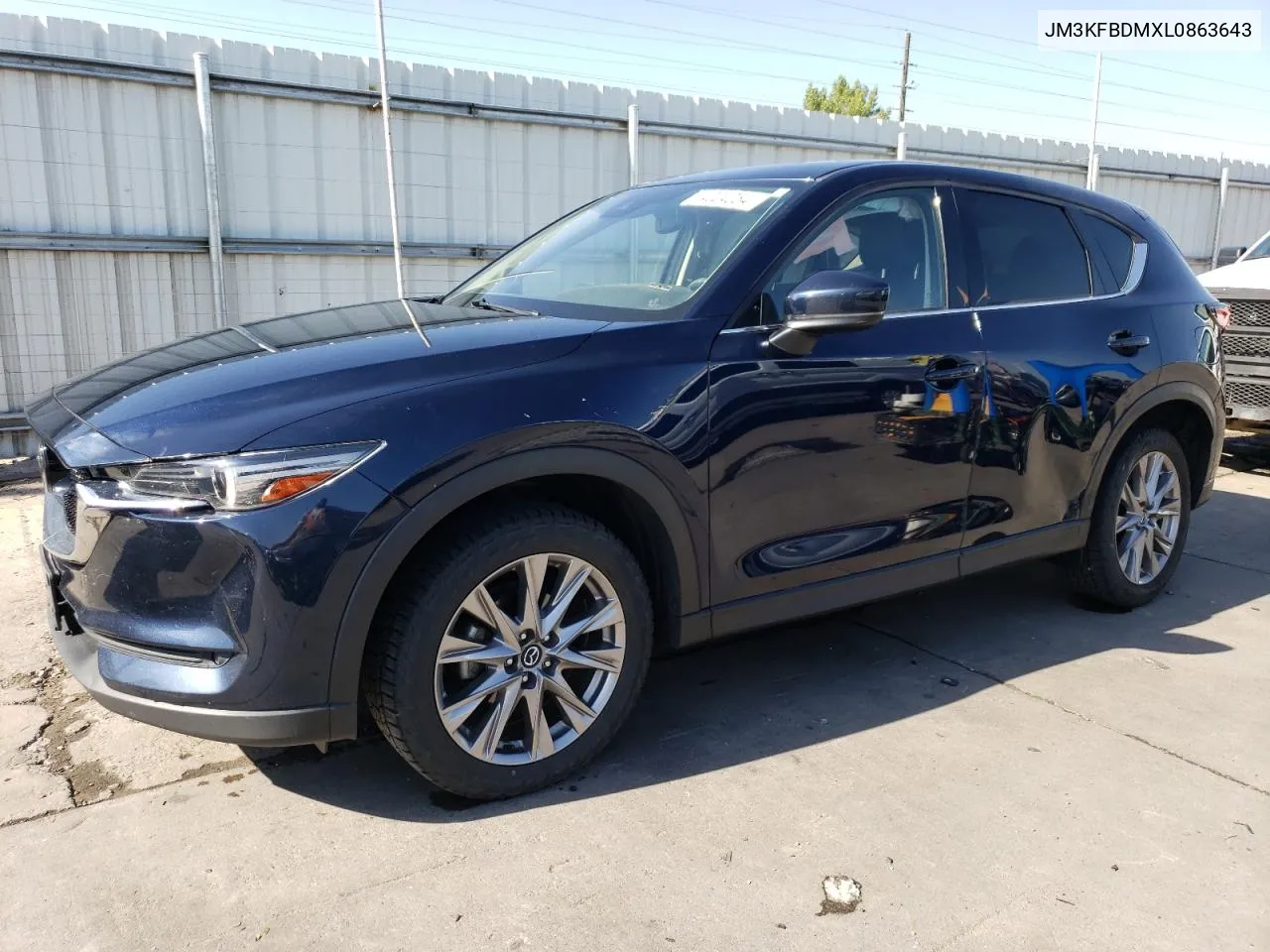 2020 Mazda Cx-5 Grand Touring VIN: JM3KFBDMXL0863643 Lot: 74024054