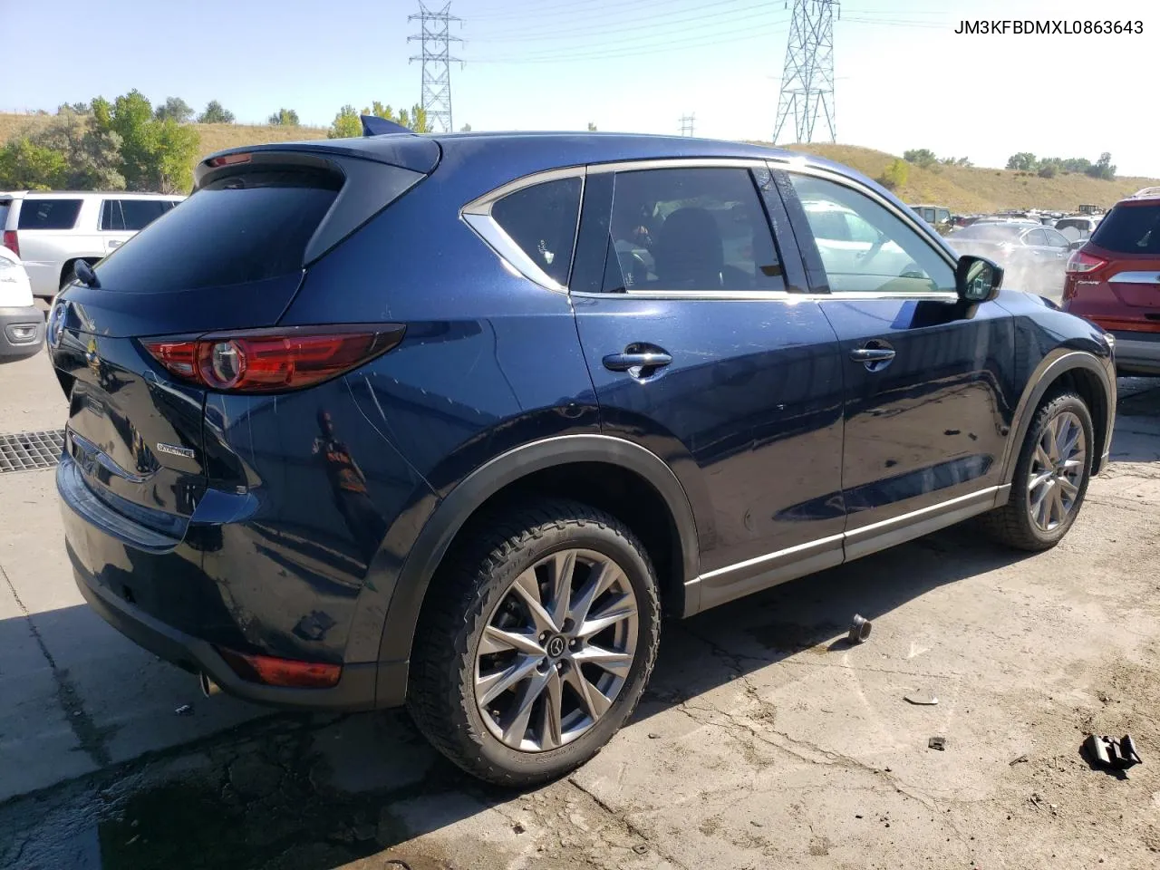 2020 Mazda Cx-5 Grand Touring VIN: JM3KFBDMXL0863643 Lot: 74024054