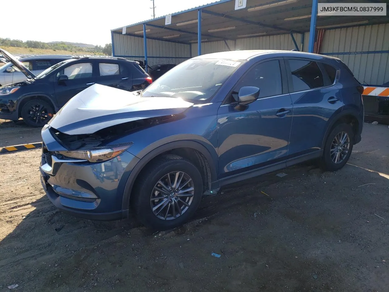 2020 Mazda Cx-5 Touring VIN: JM3KFBCM5L0837999 Lot: 74116624