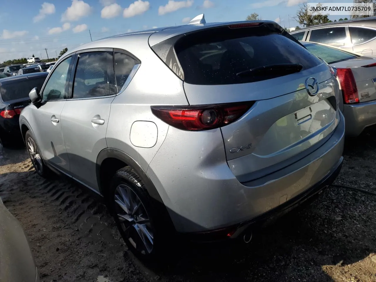 2020 Mazda Cx-5 Grand Touring VIN: JM3KFADM7L0735709 Lot: 74374514