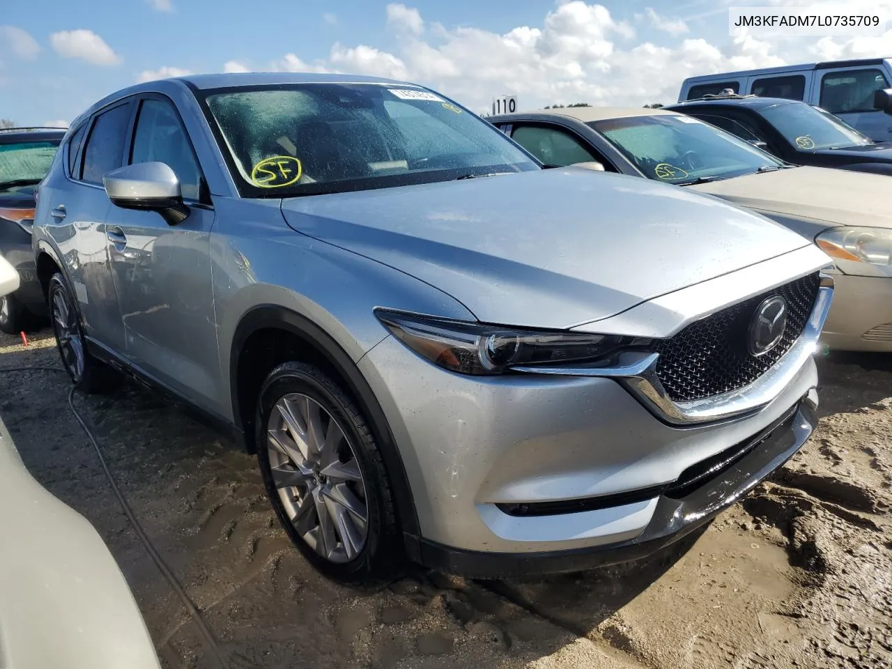 2020 Mazda Cx-5 Grand Touring VIN: JM3KFADM7L0735709 Lot: 74374514