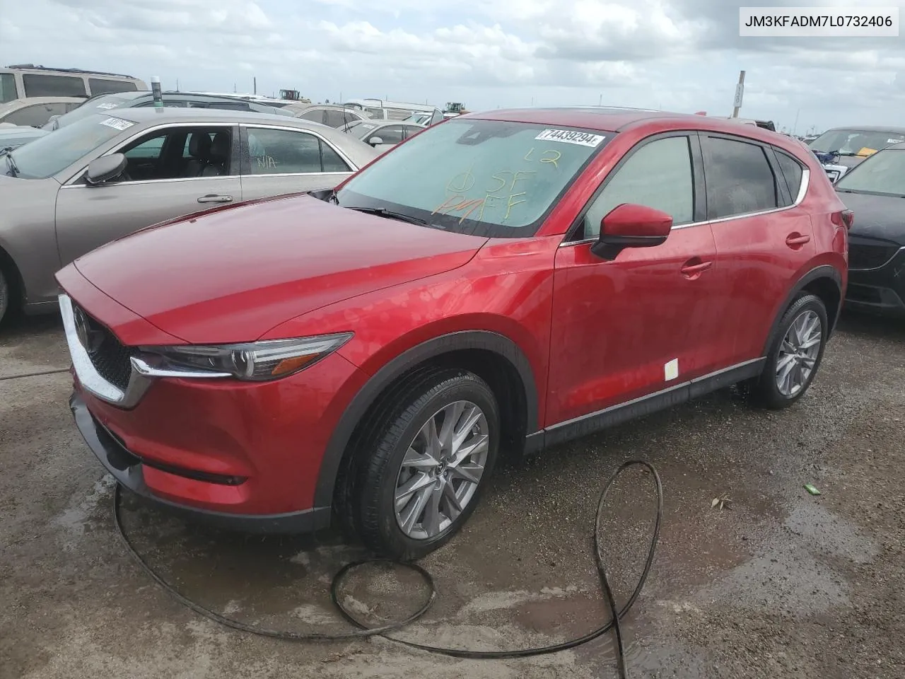 2020 Mazda Cx-5 Grand Touring VIN: JM3KFADM7L0732406 Lot: 74439294