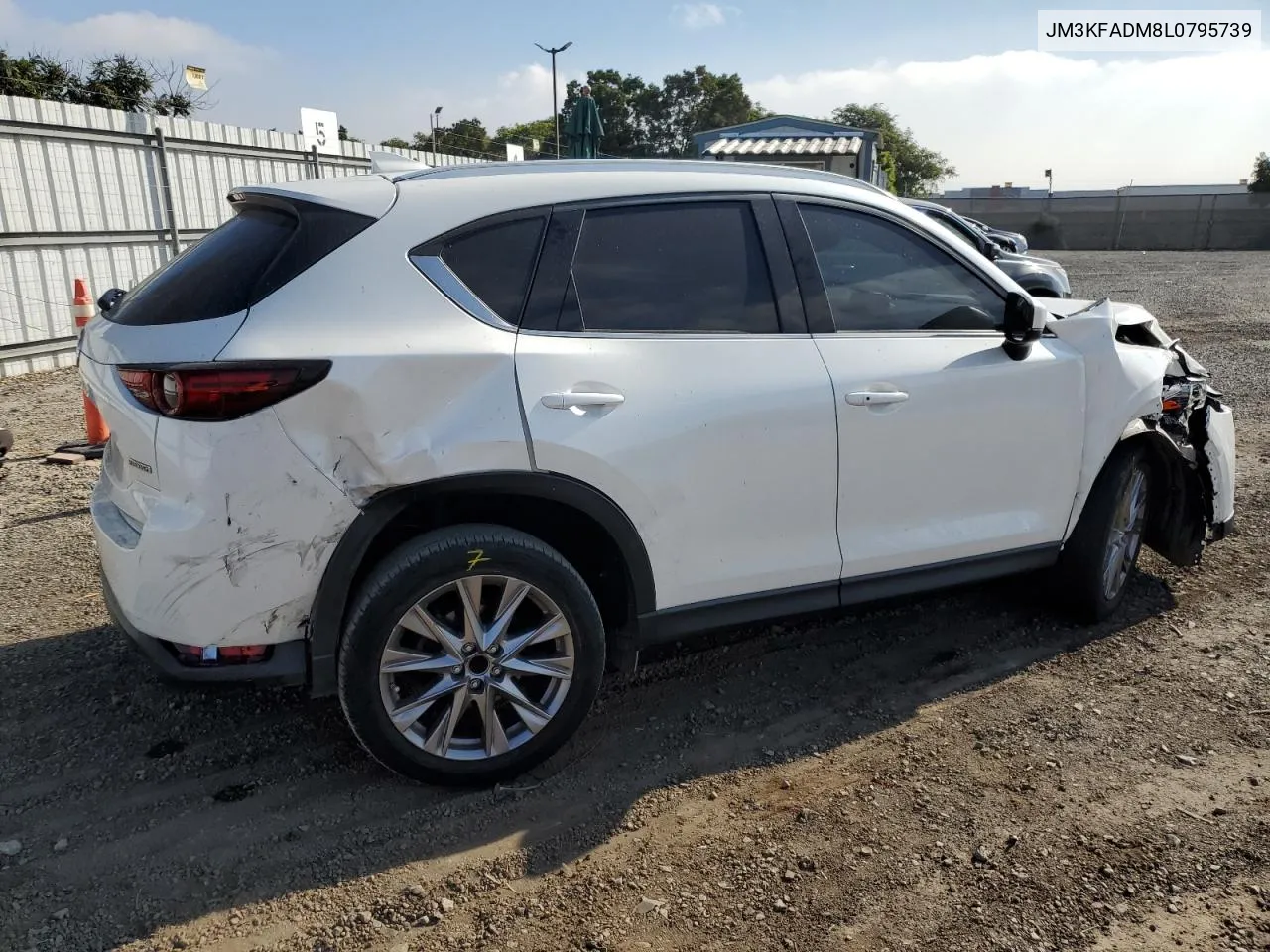 2020 Mazda Cx-5 Grand Touring VIN: JM3KFADM8L0795739 Lot: 74550164