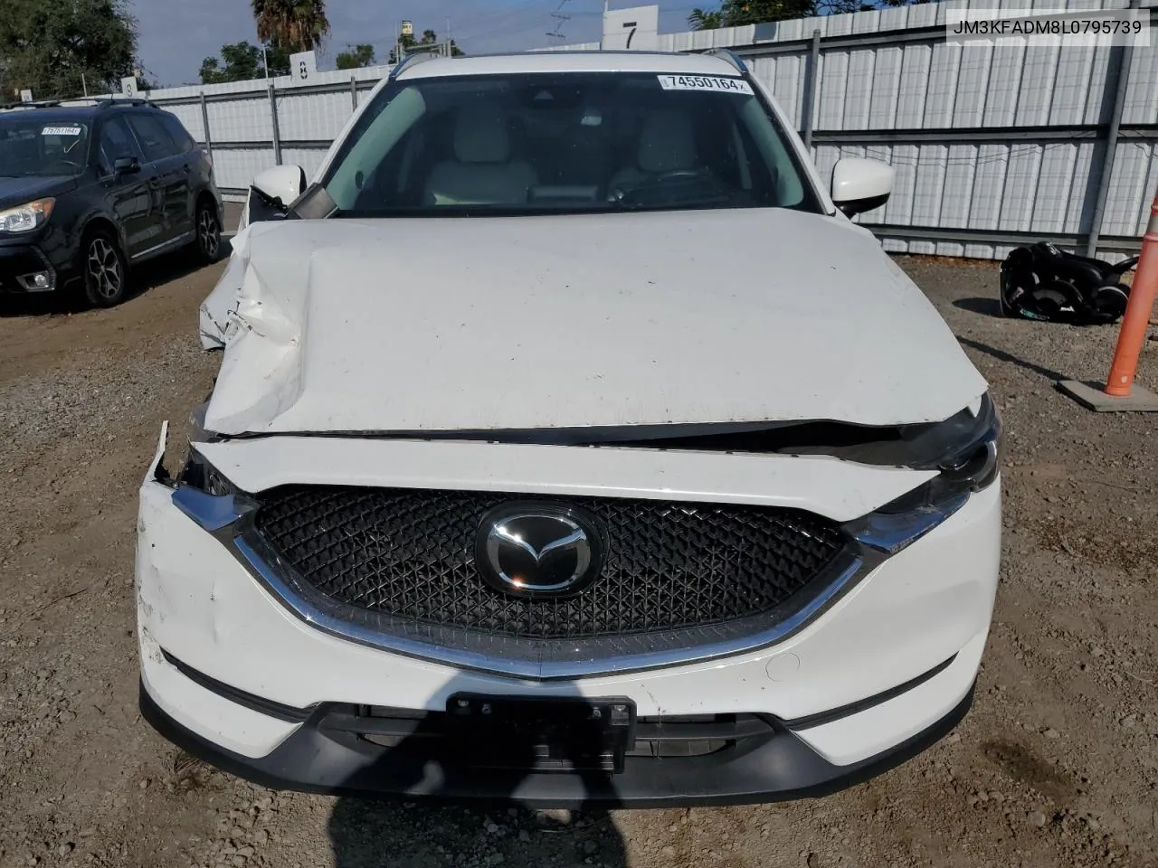 2020 Mazda Cx-5 Grand Touring VIN: JM3KFADM8L0795739 Lot: 74550164