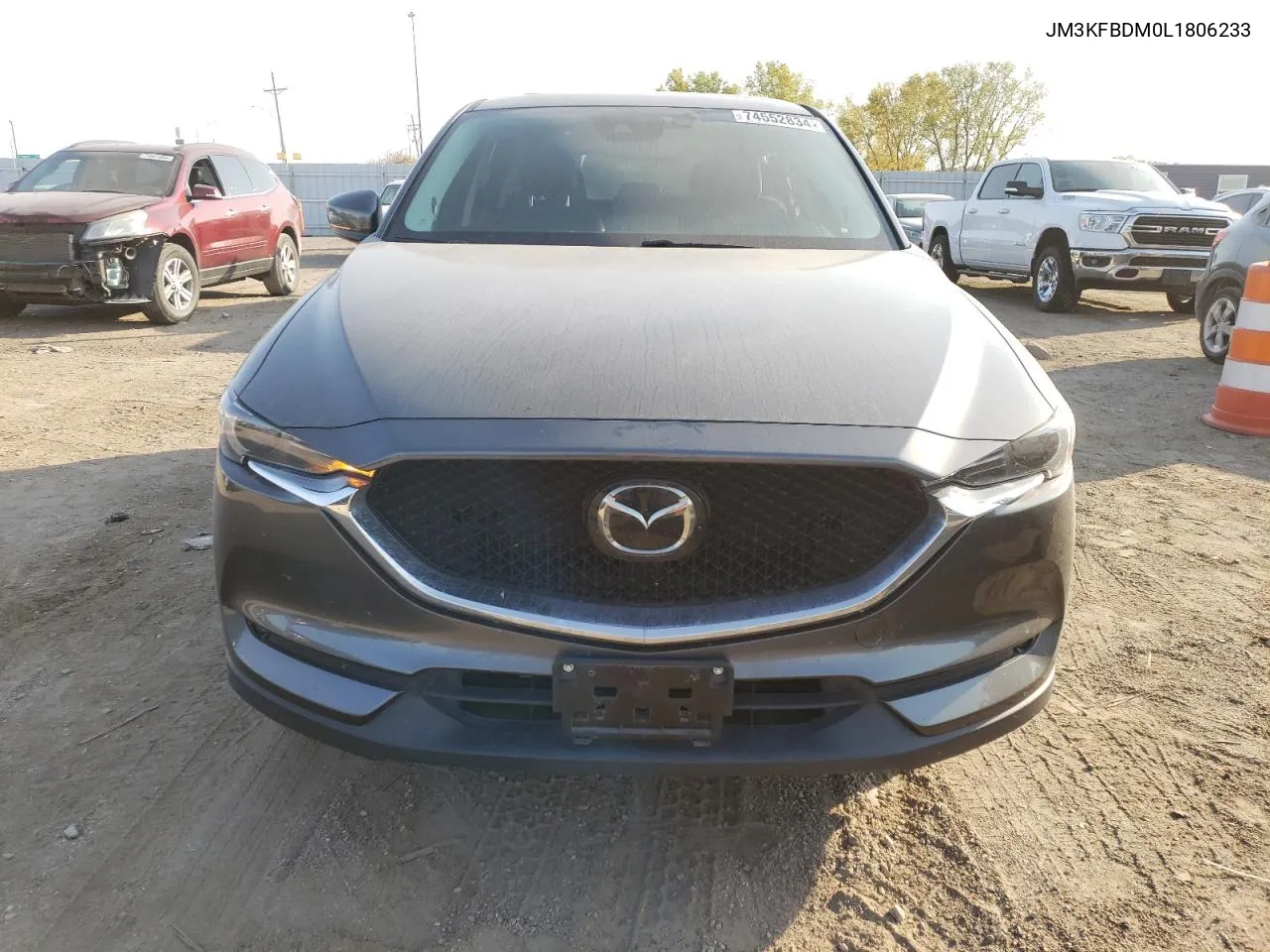 2020 Mazda Cx-5 Grand Touring VIN: JM3KFBDM0L1806233 Lot: 74552834