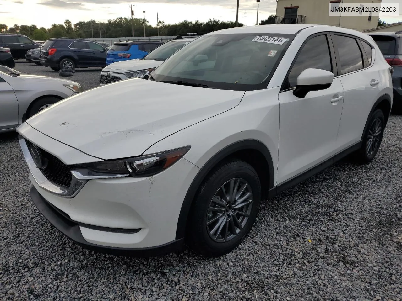 2020 Mazda Cx-5 Sport VIN: JM3KFABM2L0842203 Lot: 74625144