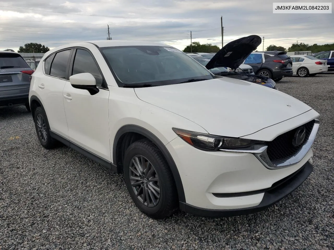 2020 Mazda Cx-5 Sport VIN: JM3KFABM2L0842203 Lot: 74625144