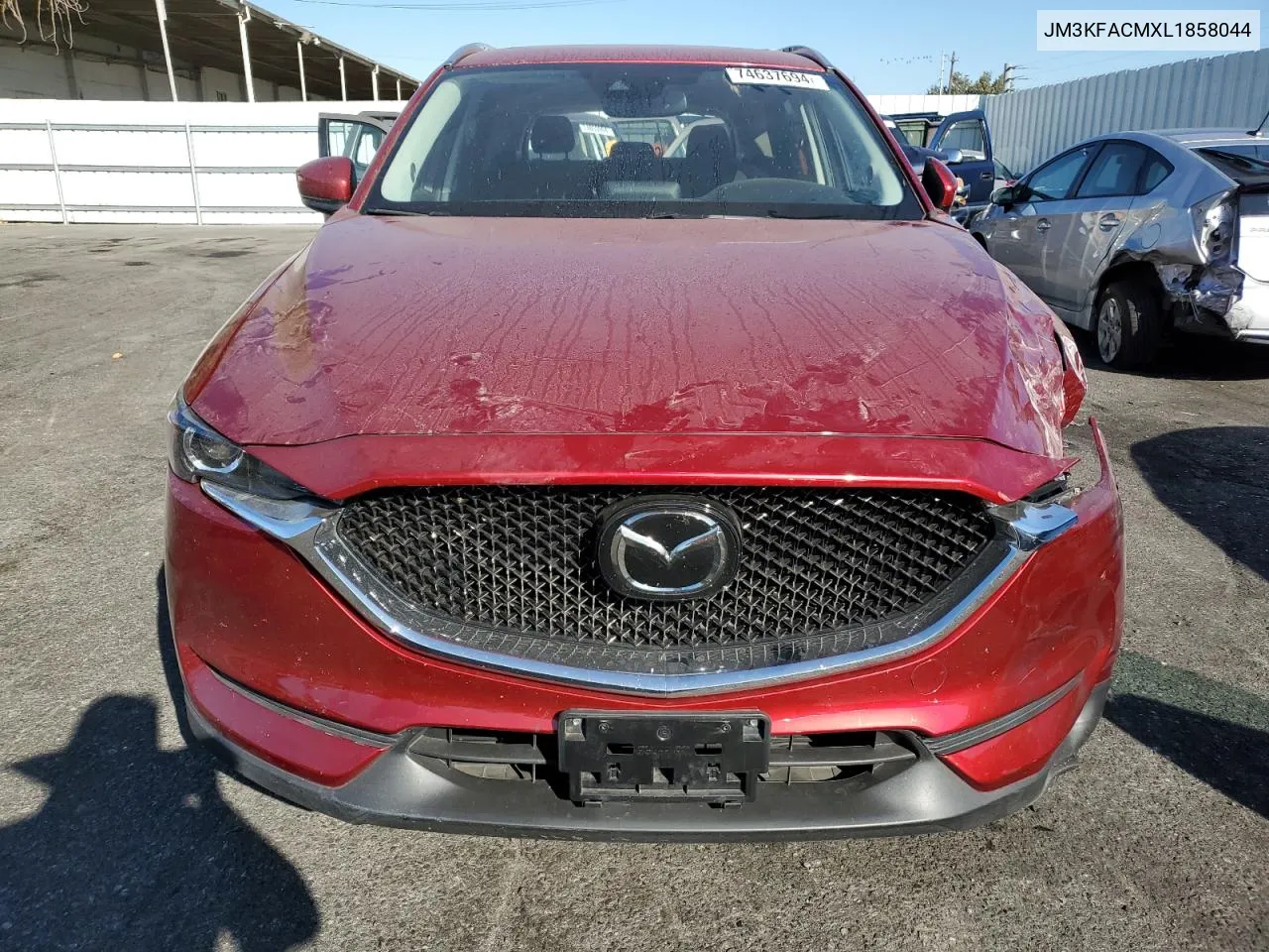 2020 Mazda Cx-5 Touring VIN: JM3KFACMXL1858044 Lot: 74637694