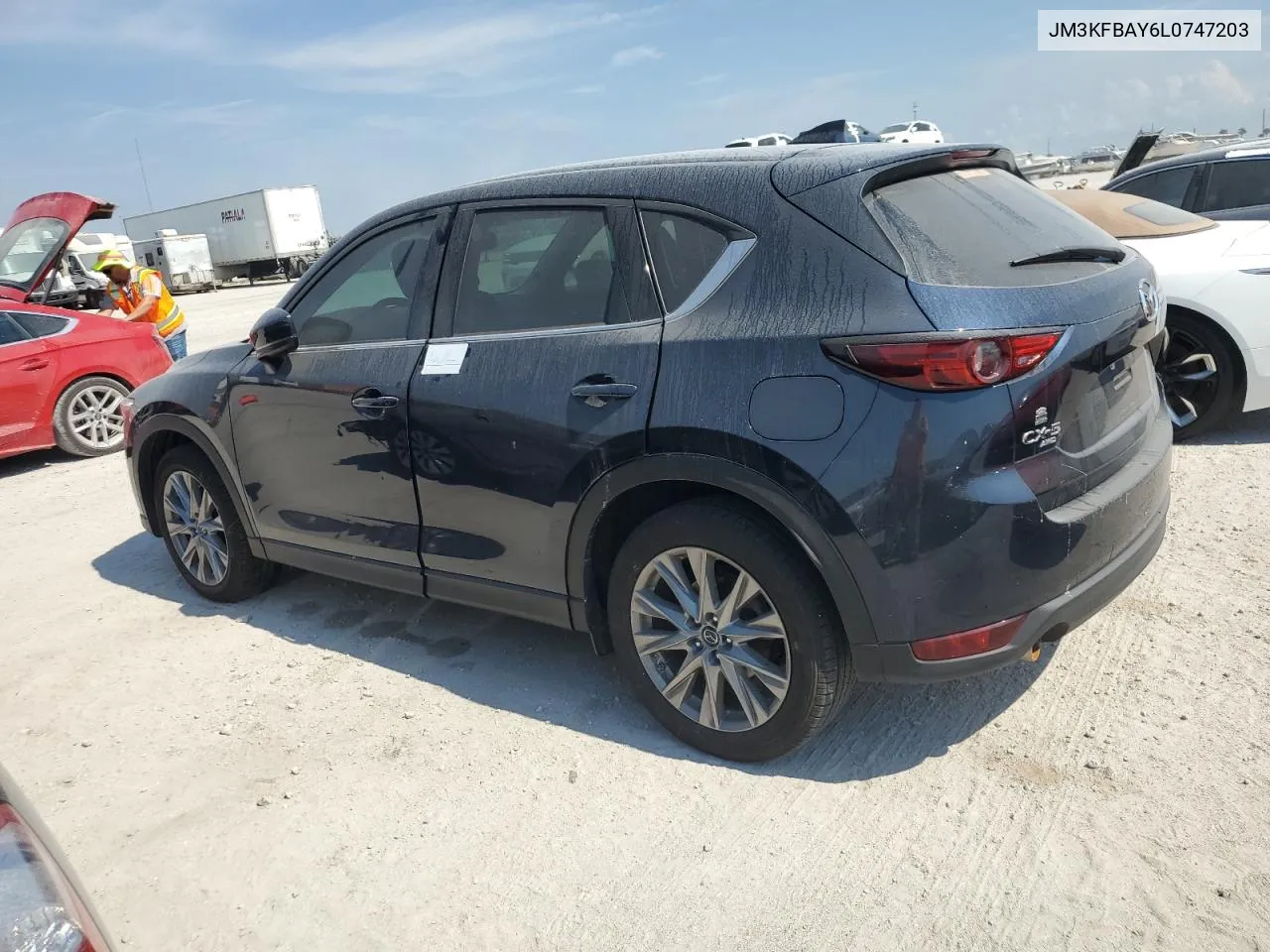 2020 Mazda Cx-5 Grand Touring Reserve VIN: JM3KFBAY6L0747203 Lot: 74668774