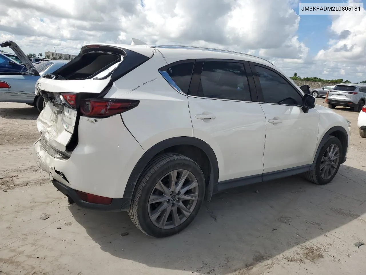 2020 Mazda Cx-5 Grand Touring VIN: JM3KFADM2L0805181 Lot: 74700684