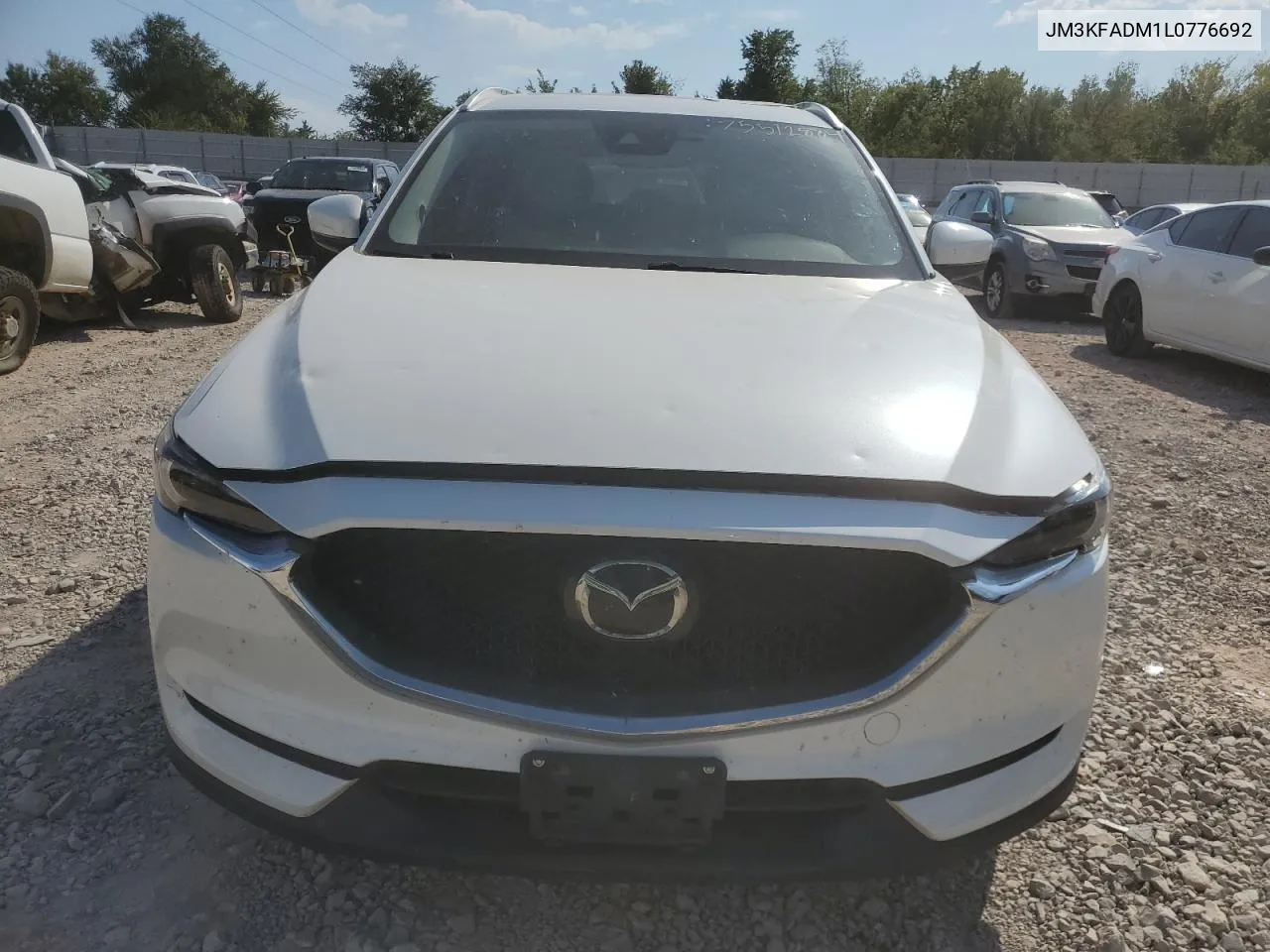 2020 Mazda Cx-5 Grand Touring VIN: JM3KFADM1L0776692 Lot: 75572884