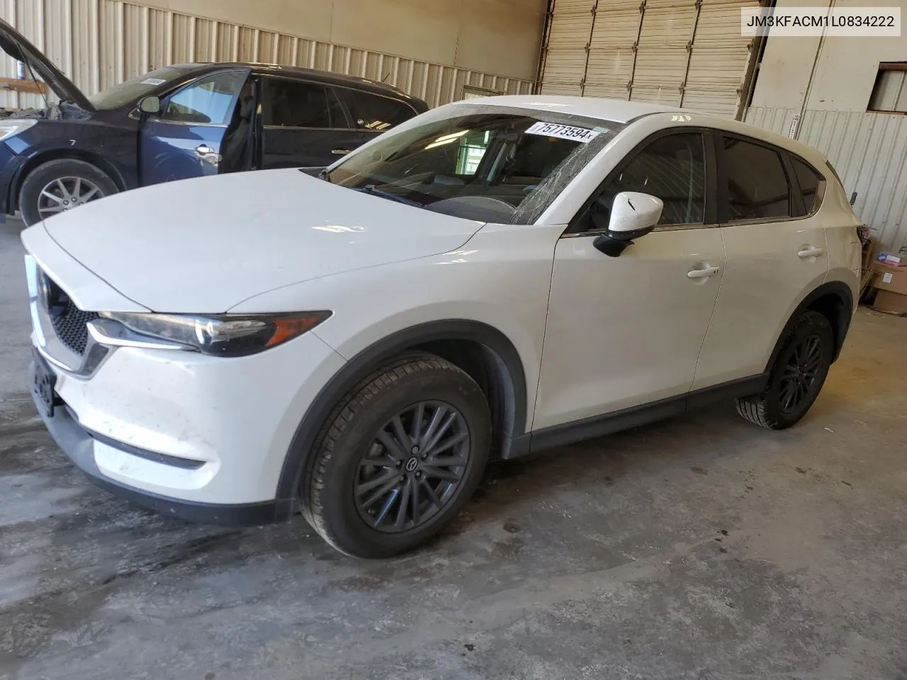 2020 Mazda Cx-5 Touring VIN: JM3KFACM1L0834222 Lot: 75773594