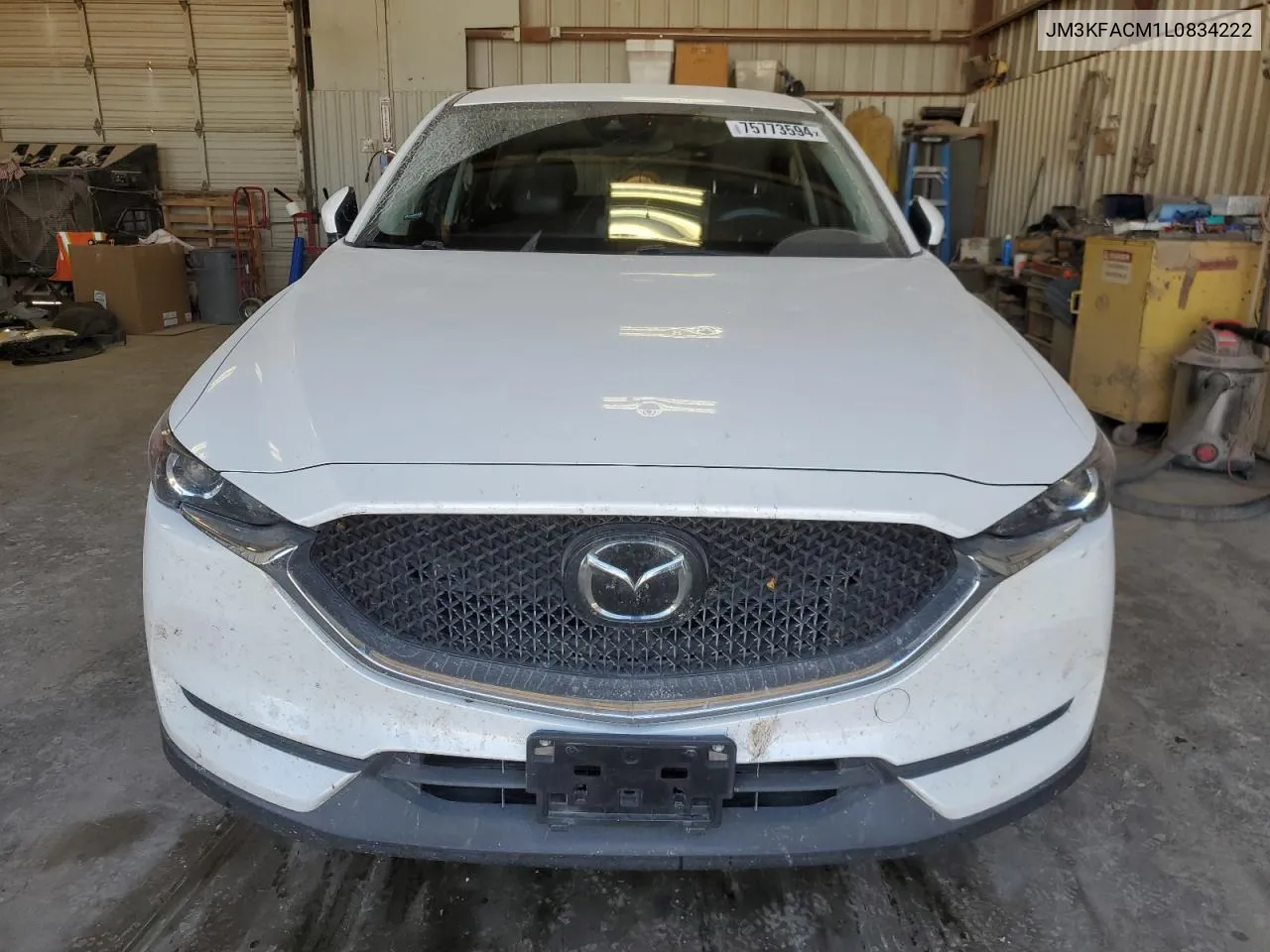 2020 Mazda Cx-5 Touring VIN: JM3KFACM1L0834222 Lot: 75773594