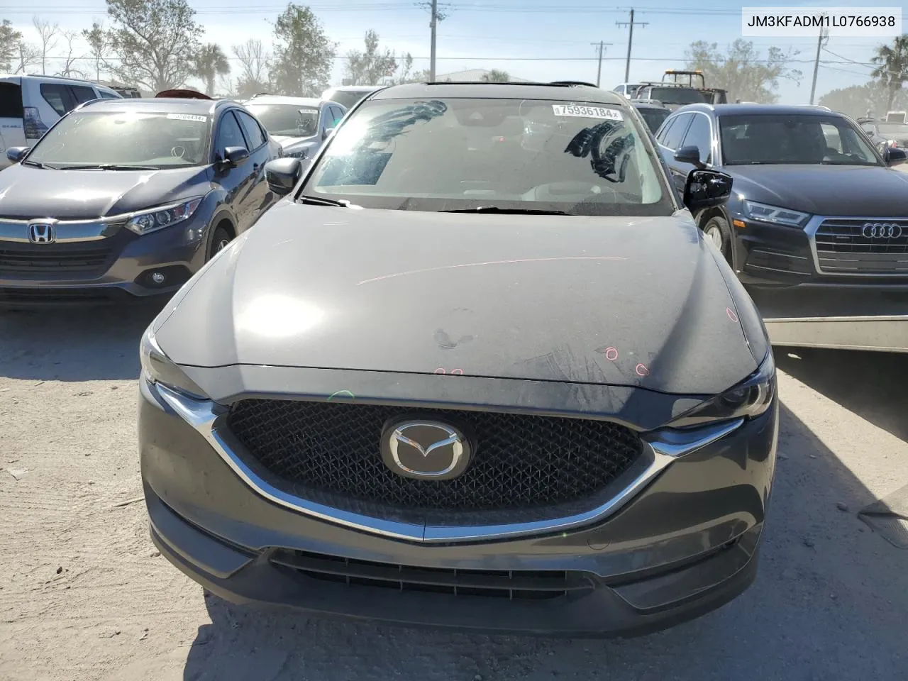 2020 Mazda Cx-5 Grand Touring VIN: JM3KFADM1L0766938 Lot: 75936184