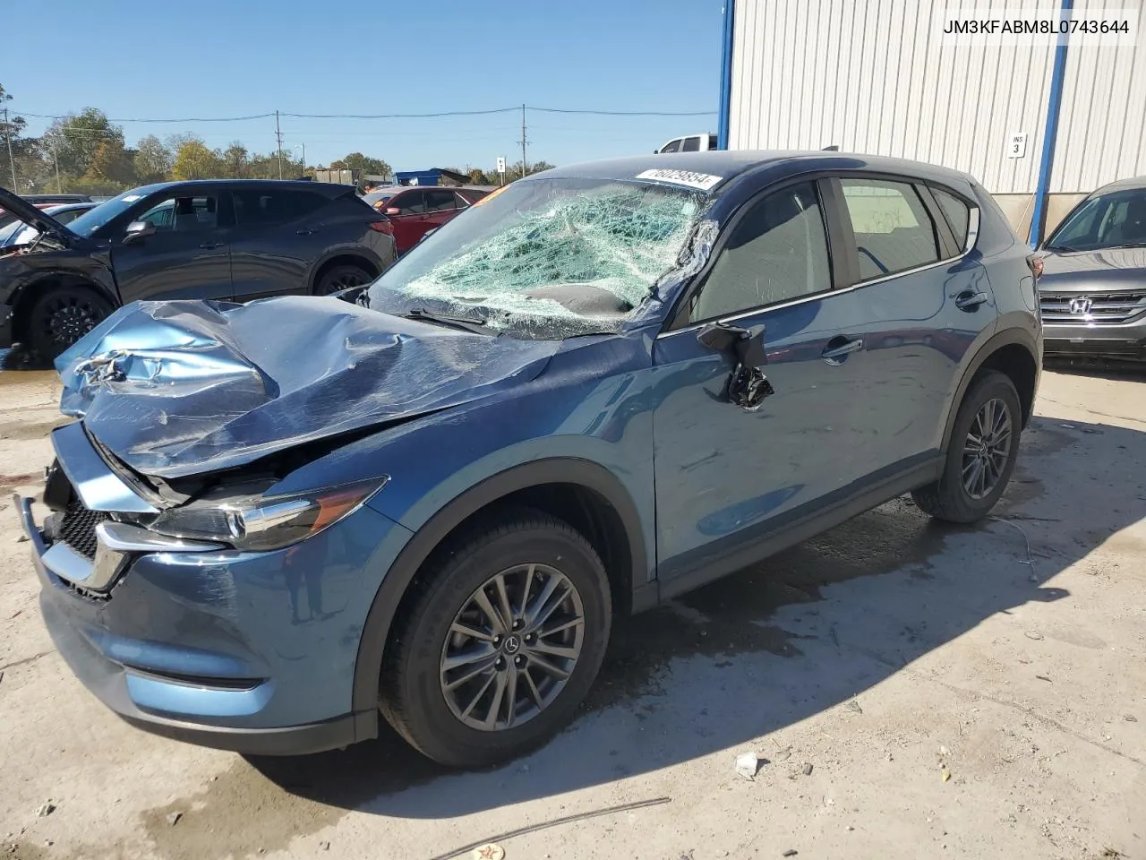 2020 Mazda Cx-5 Sport VIN: JM3KFABM8L0743644 Lot: 76029854