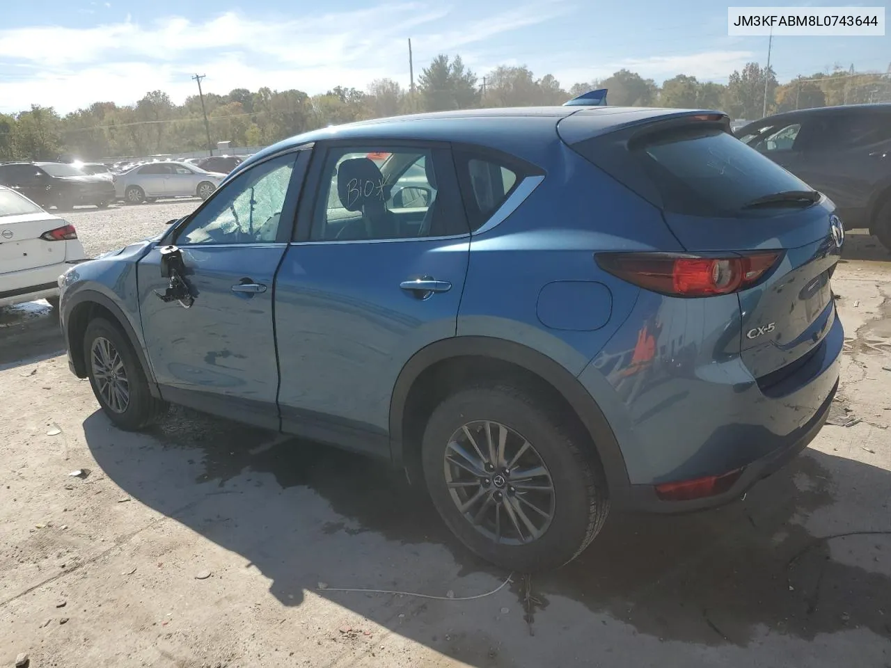 2020 Mazda Cx-5 Sport VIN: JM3KFABM8L0743644 Lot: 76029854