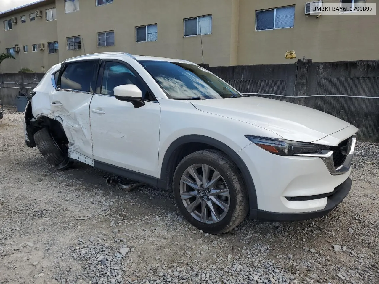 2020 Mazda Cx-5 Grand Touring Reserve VIN: JM3KFBAY6L0799897 Lot: 76171274