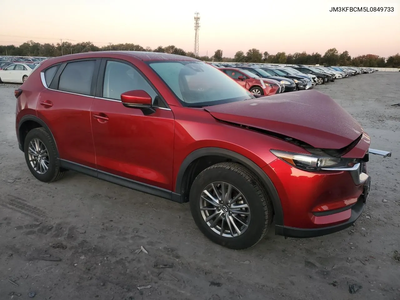 2020 Mazda Cx-5 Touring VIN: JM3KFBCM5L0849733 Lot: 76370094