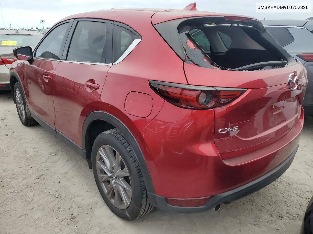 2020 Mazda Cx-5 Grand Touring VIN: JM3KFADM9L0752320 Lot: 76444364